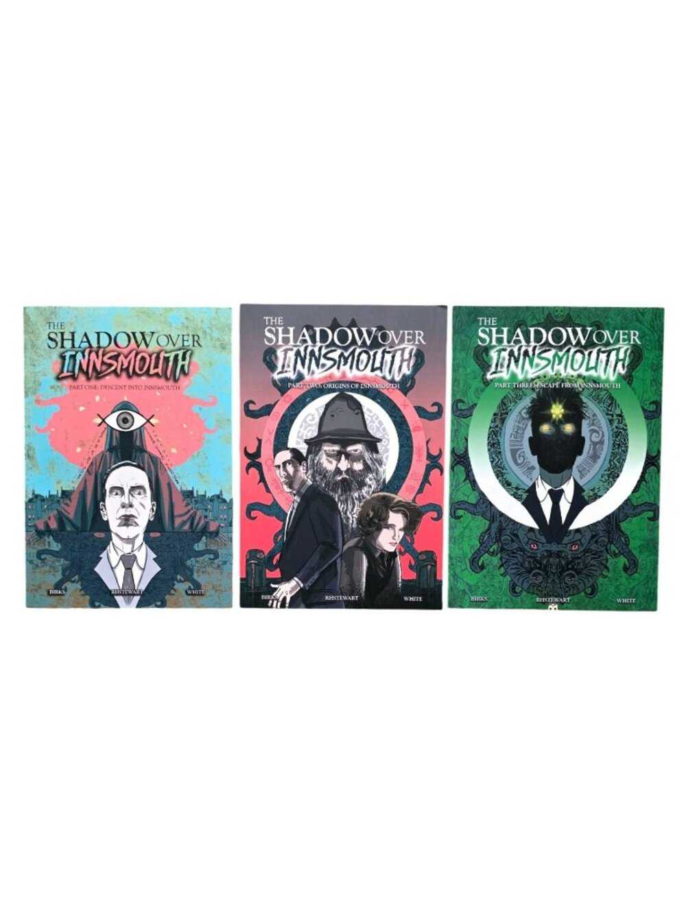 The Shadow Over Innsmouth Comic Book Vol 1-3 Descent Origins Escape Horror Birks
